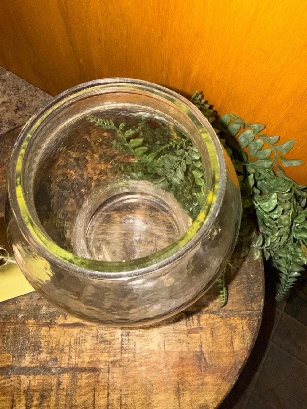 Clear Glass Decorative Jar with Fruit Lid - Home Accents